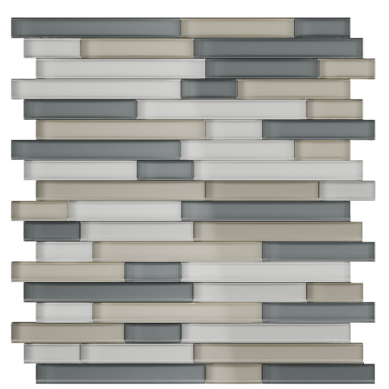 Speed tiles 12" x 12" Glass Peel & Stick Mosaic Tile & Reviews Wayfair